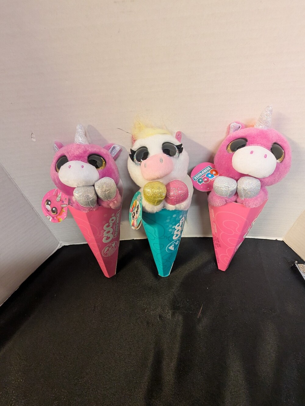 NEW Zuru CoCo Cones with Surprise Collectible Lot 2 Spritz & Fifi Plush Bundle